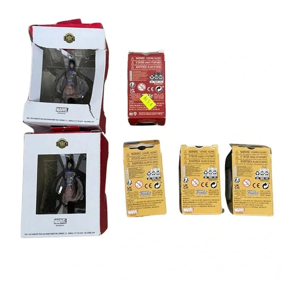 Marvel and DC 6-Piece Collectible Figure Lot - Shuri & Hespera- Ornaments - Picture 2 of 9